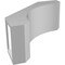 Ekena Millwork 5 1/2-in. W x 12-in. D x 12-in. H Legacy Architectural Grade PVC Knee Brace BRCP055X12X12LEC - alternate 4
